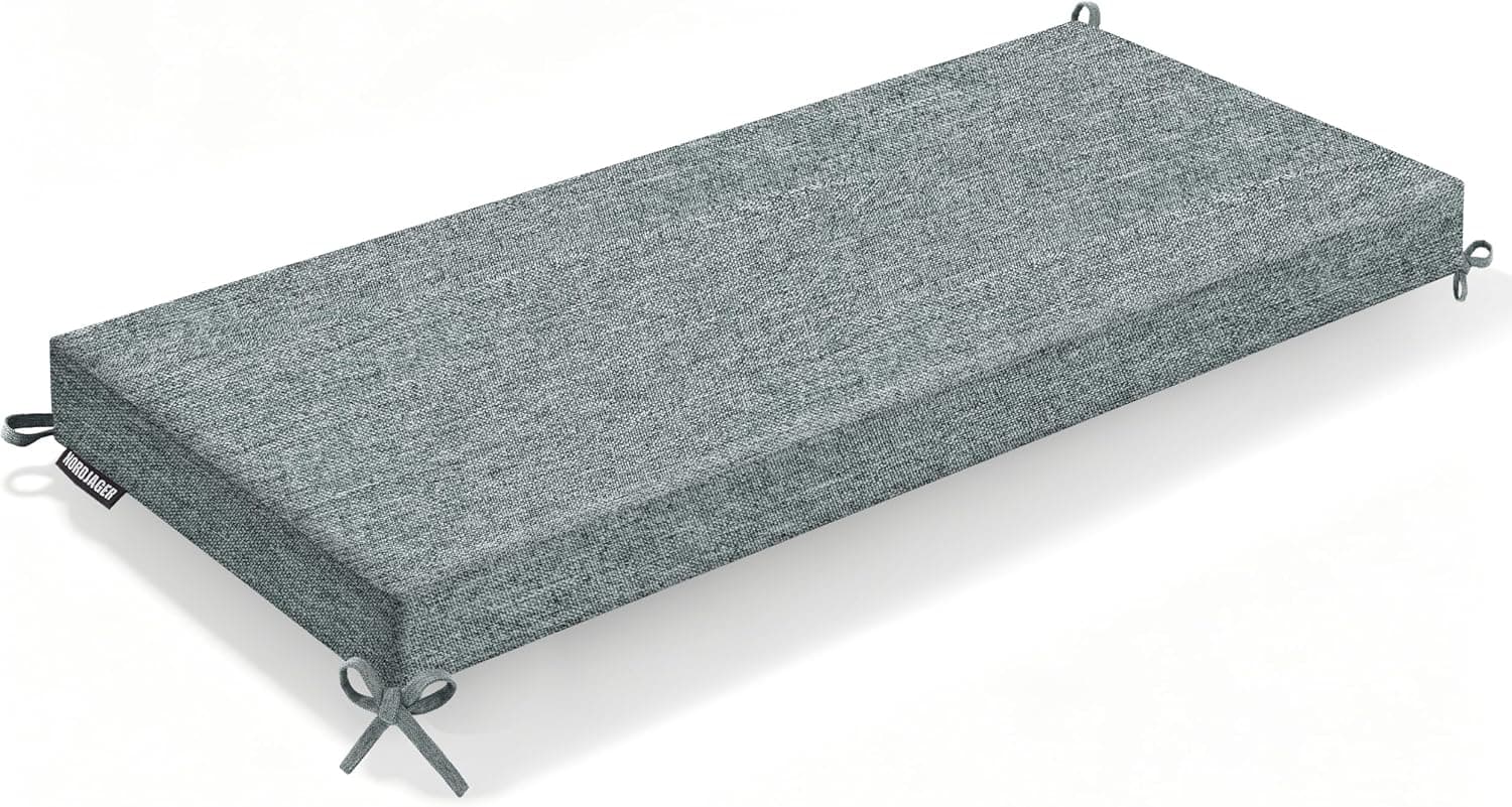 Nordjager Outdoor Bench Cushion, 48 x 18 Inch Waterproof Patio Cushion